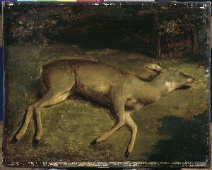 La biche morte de Gustave Courbet